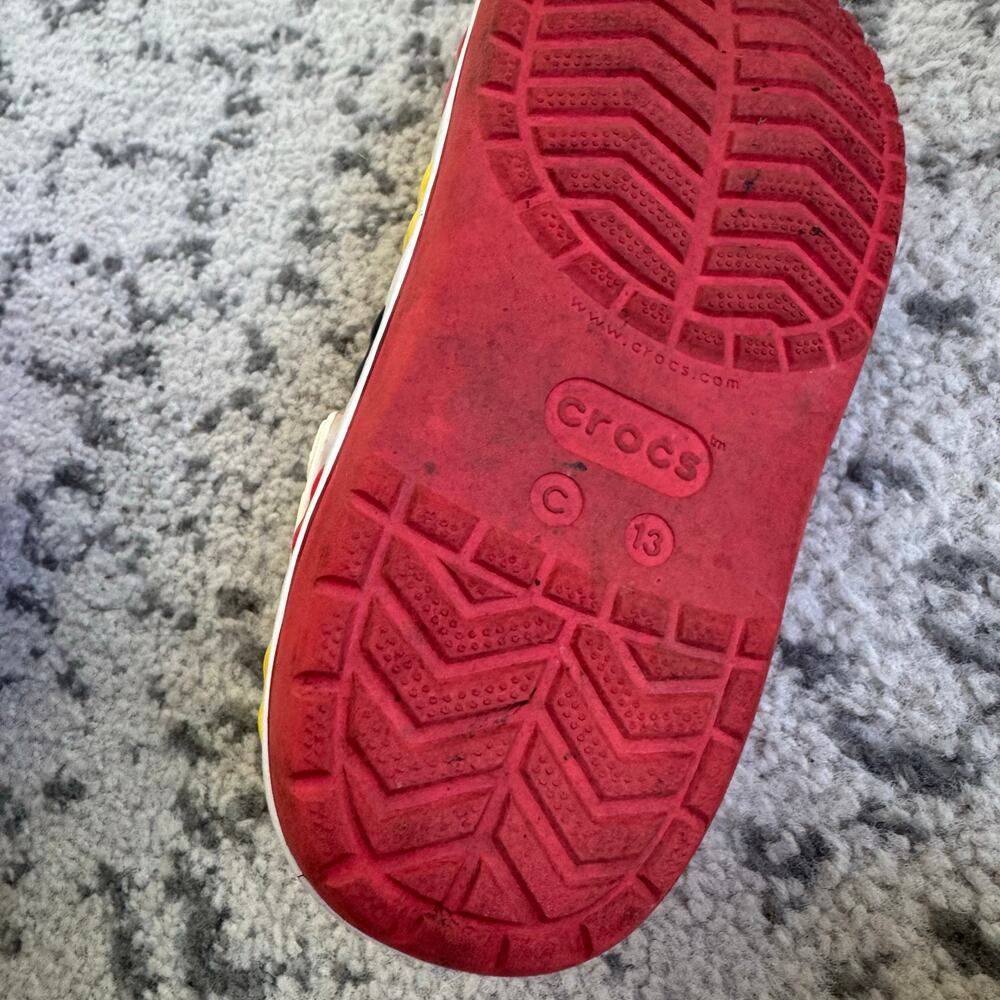 CROCS Disney Minnie Mouse Fun Lab Classic Clog Toddler Kids Size 13C - Picture 4 of 7